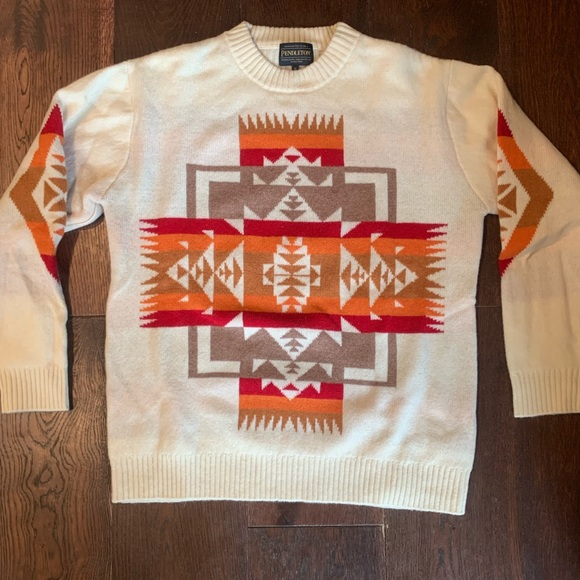 Pendleton Sweaters - Pendleton for Japan Market Lambswool Crew Sweater